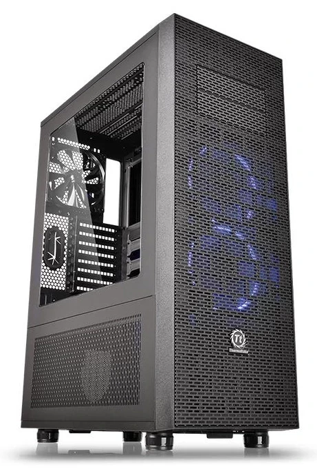 Компьютерный корпус Thermaltake Core X71 TG черный без БП ATX