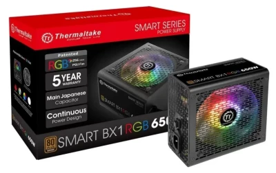 Блок питания для компьютера Thermaltake Smart BX1 RGB Bronze 650w 120мм