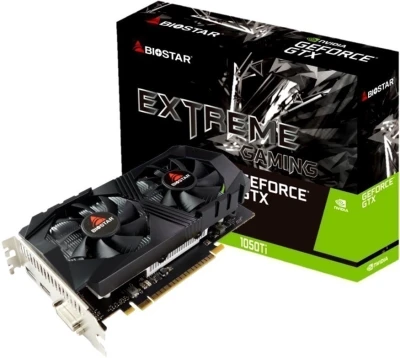 Видеокарта Biostar NVIDIA GeForce GTX 1050 Ti 4Gb 128bit GDDR5 (GTX 1050 Ti 4G)