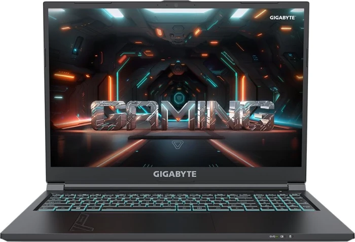 Ноутбук Gigabyte G6 Core i7 13620H 16ГБ SSD 1ТБ NVIDIA GeForce RTX4060 8ГБ 16" IPS FHD+ Windows 11 Home черный (KF-H3KZ854KH)