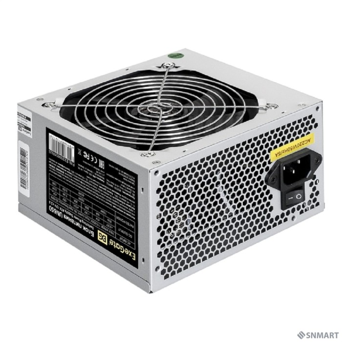 Exegate EX259601RUS Блок питания 650W Exegate UN650, ATX, 12cm fan, 24p+(4+4)p, 6/8p PCI-E, 4*SATA, 2*IDE, FDD