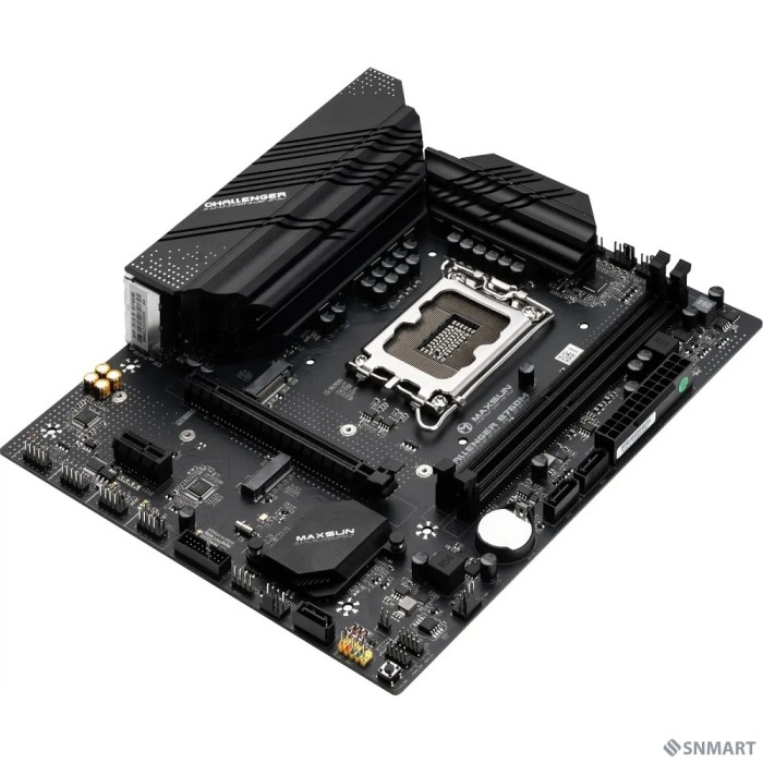 MAXSUN MS-Challenger B760M (Socket 1700, mATX, 2*DDR4, VGA/HDMI, 3*SATA3, 2*M.2, 1xPCI-E x16 /1xPCI-E x1, 2*USB 2.0, 4*USB 3.2 Gen1 , LAN 1*1G,  RTL)