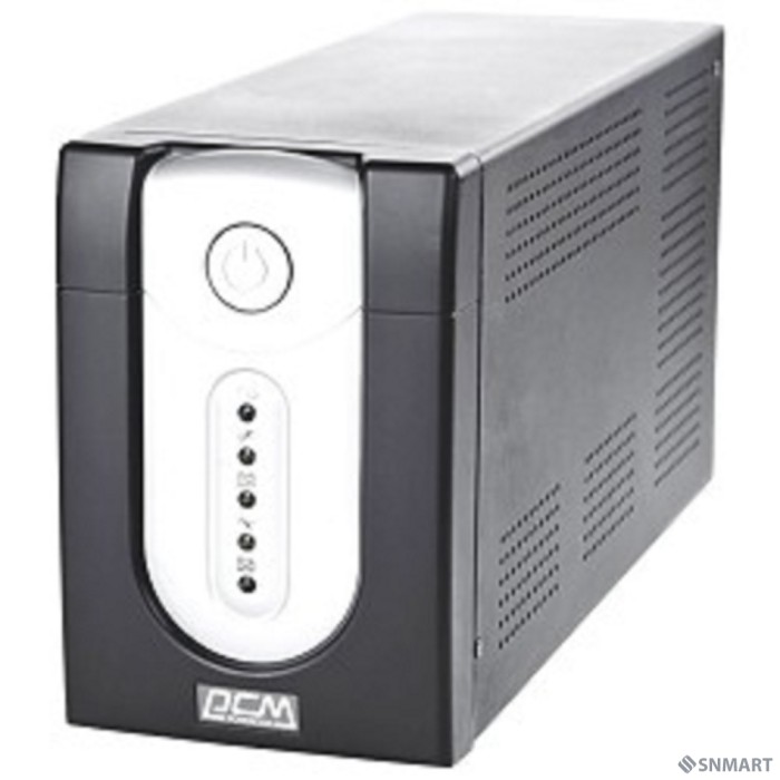 PowerCom Imperial IMP-2000AP ИБП [Line-Interactive, 2000VA / 1200W, Tower, 6xIEC-320 С13: 4 с резервным питанием + 2 с фильтрацией, USB] (671480)
