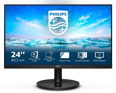 Монитор Philips 23.8&quot; 241V8L VA FHD 75Гц черный (241V8L/00)
