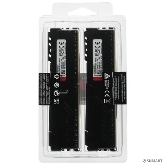 Kingston DDR4 DIMM 16GB Kit 2x8Gb KF432C16BBK2/16 PC4-25600, 3200MHz, CL16