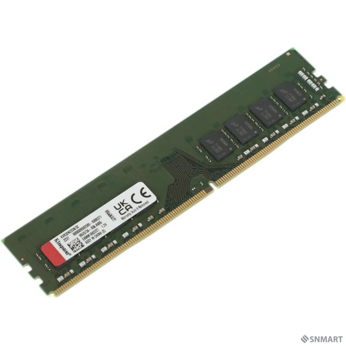 Kingston DDR4 DIMM 32GB KVR32N22D8/32 PC4-25600, 3200MHz, CL22
