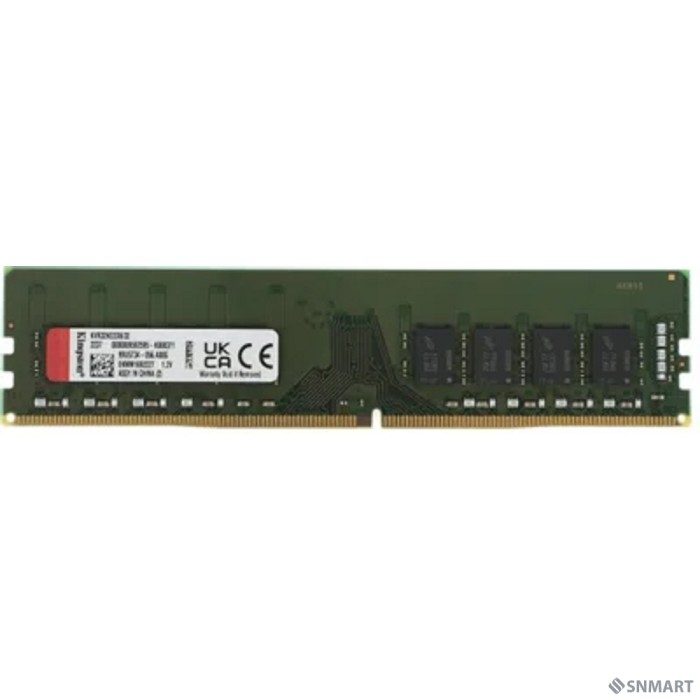 Kingston DDR4 DIMM 32GB KVR32N22D8/32 PC4-25600, 3200MHz, CL22