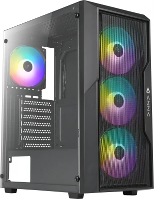 Компьютерный корпус Azza FIGHTER черный без БП ATX