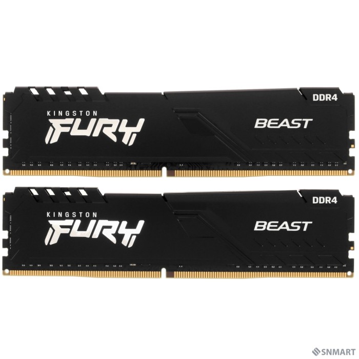 Kingston DDR4 DIMM 16GB Kit 2x8Gb KF436C17BBK2/16 PC4-28800, 3600MHz, CL17