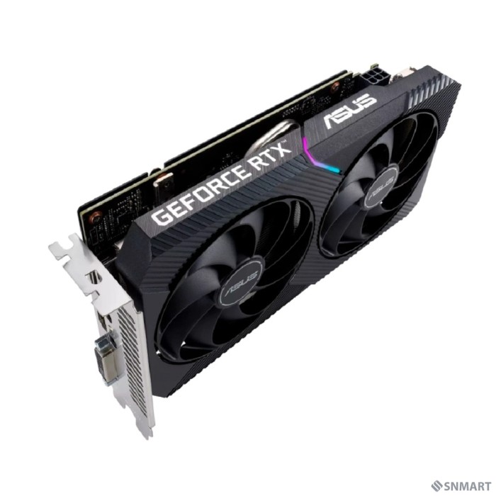 Видеокарта ASUS GeForce RTX 3050 Dual V2 OC Edition 8GB GDDR6 128bit DP/DVI/HDMI (DUAL-RTX3050-O8G-V2) RTL