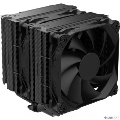 Кулер PentaWave Z06D Black  LGA115X/1200/1700/20XX /AM4/AM5 (TDP 270W, 2*120mm PWM Fan, 6 тепловых трубок 6мм, медное основание, 600-1950RPM, 12-32,6dBa)