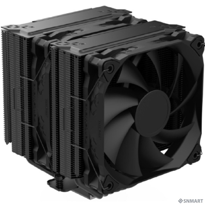 Кулер PentaWave Z06D Black  LGA115X/1200/1700/20XX /AM4/AM5 (TDP 270W, 2*120mm PWM Fan, 6 тепловых трубок 6мм, медное основание, 600-1950RPM, 12-32,6dBa)