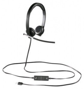 Наушники с микрофоном Logitech H650E черный 1.1м накладные оголовье (981-000514)