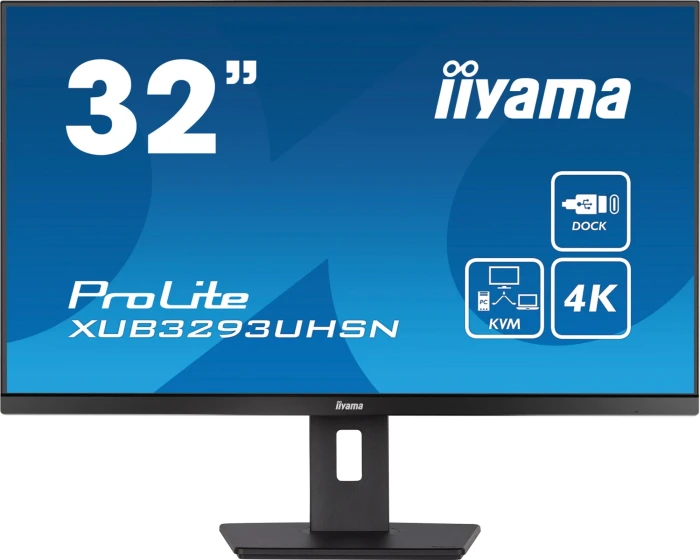 Монитор Iiyama 31.5" XUB3293UHSN-B5 IPS 4K 60Гц черный (XUB3293UHSN-B5)