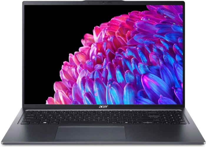 Ноутбук Acer Swift Go 16 SFG16-72-790F Core Ultra 7 155H 16ГБ SSD 1ТБ Intel Arc 16" IPS WQXGA Windows 11 Home металлический (NX.KUBCD.001)