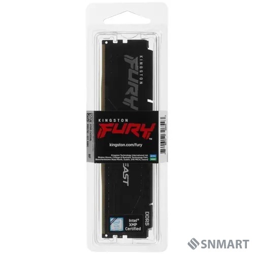 Kingston DRAM 32GB 5200MHz DDR5 CL40 DIMM FURY Beast Black KF552C40BB-32