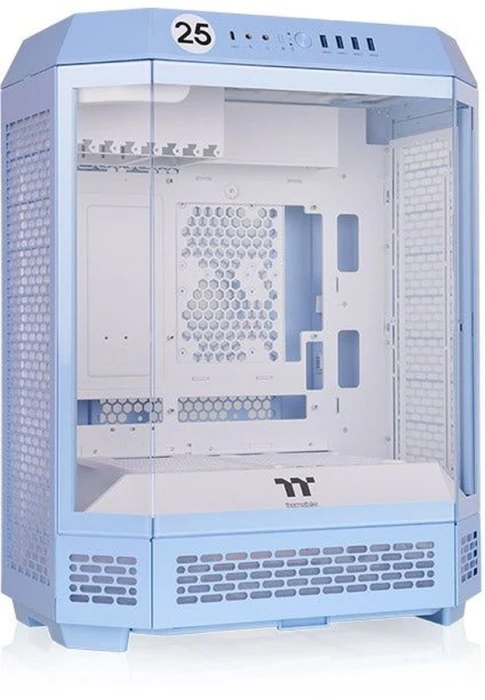 Компьютерный корпус Thermaltake The Tower 600 Hydrangea голубой без БП ATX