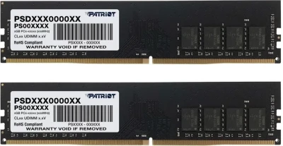 Оперативная память DDR4 Patriot Signature 2x8 ГБ 2666MHz (PSD416G2666K)