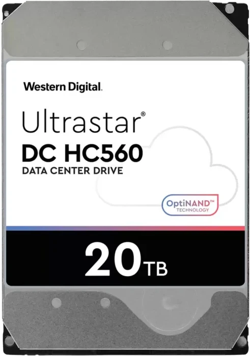 Жесткий диск (HDD) WD Ultrastar DC HC560 20 ТБ (0F38785 WUH722020BLE6L4)