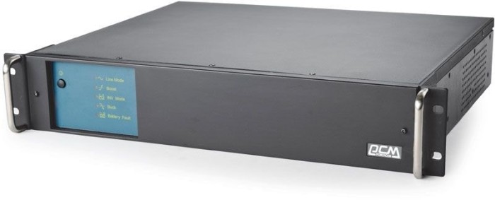 Источник бесперебойного питания Powercom King Pro RM KIN-2200AP LCD 1760Вт 2200ВА черный
