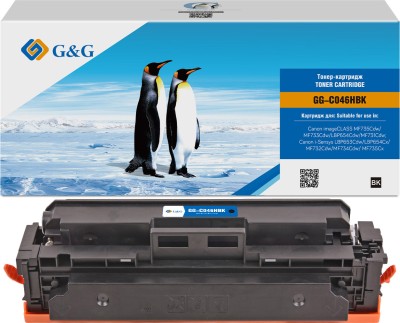 Картридж лазерный G&amp;G GG-C046HBK черный (5000стр.) для Canon LBP 653Cdw/654Cx/MF732Cdw/734Cdw/735Cx