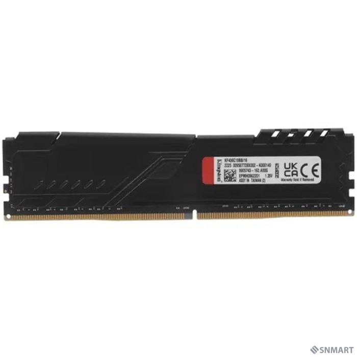 Kingston DDR4 DIMM 16GB KF436C18BB/16 PC4-28800, 3600MHz, CL18