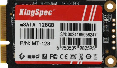 Накопитель SSD Kingspec 128 ГБ MT Series mSATA (MT-128)