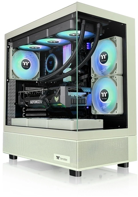 Компьютерный корпус Thermaltake View 270 TG ARGB зеленый без БП ATX