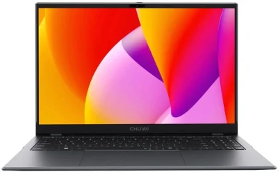 Ноутбук Chuwi HeroBook Plus Celeron N4020 8ГБ SSD 256ГБ Intel UHD Graphics 600 15.6&quot; IPS FHD Windows 11 Home серый 5000mAh (1746465)