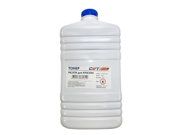 Тонер Cet PK207 OSP0207K500 черный бутылка 500гр. для принтера Kyocera Ecosys M8124cidn/8130cidn