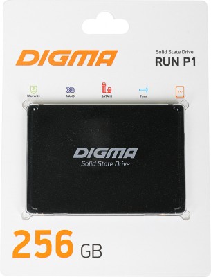 Накопитель SSD Digma SATA-III 256GB DGSR2256GP13T Run P1 2.5&quot;