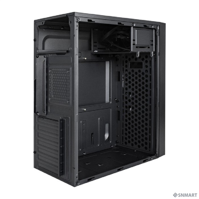 Exegate EX290173RUS Корпус Miditower ExeGate AA-440U (ATX, без БП, 2*USB+1*USB3.0, аудио, черный)