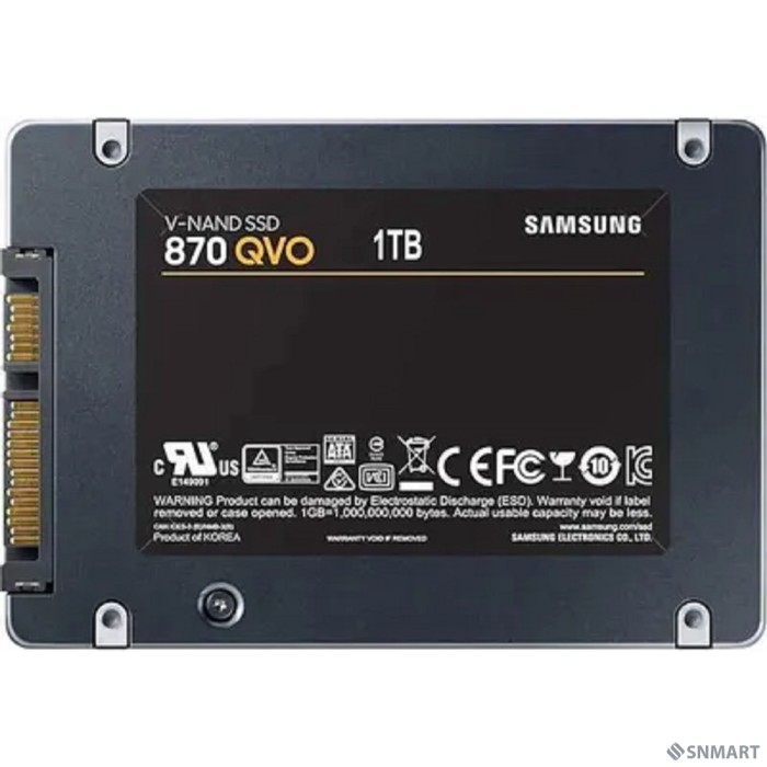 Samsung SSD 1Tb 870 QVO Series MZ-77Q1T0BW [SATA3.0, 7mm,  V-NAND 4-bit MLC, MKX]