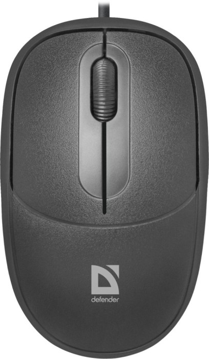 Мышь Defender Datum MS-980 черный оптическая 1000dpi USB для ноутбука 2but (52980)