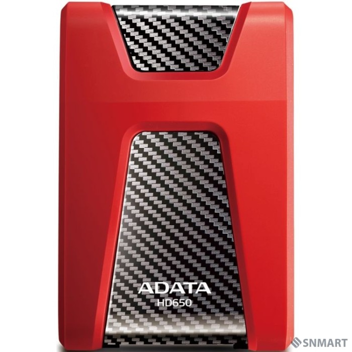 A-Data Portable HDD 1Tb HD650 AHD650-1TU31-CRD [USB 3.1, 2.5", Red] Противоударный Slim