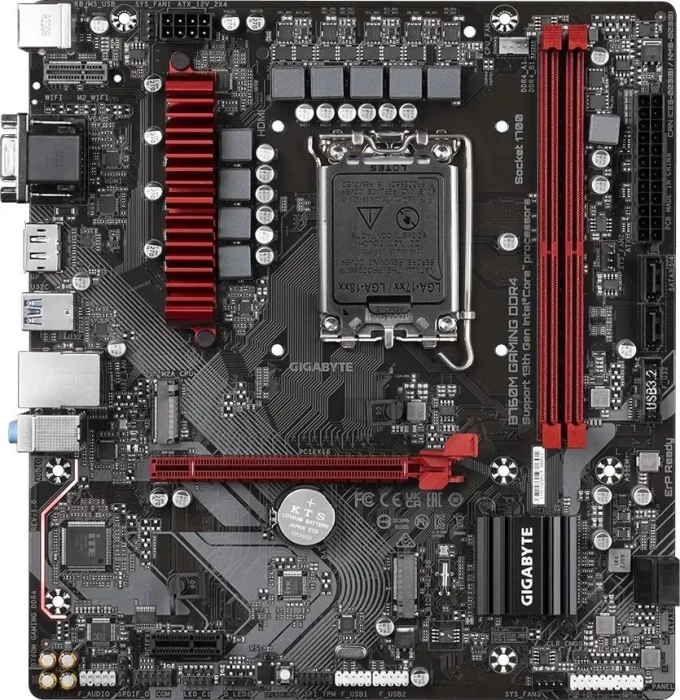 Материнская плата Gigabyte Intel B760 B760M GAMING DDR4 DDR4 mATX