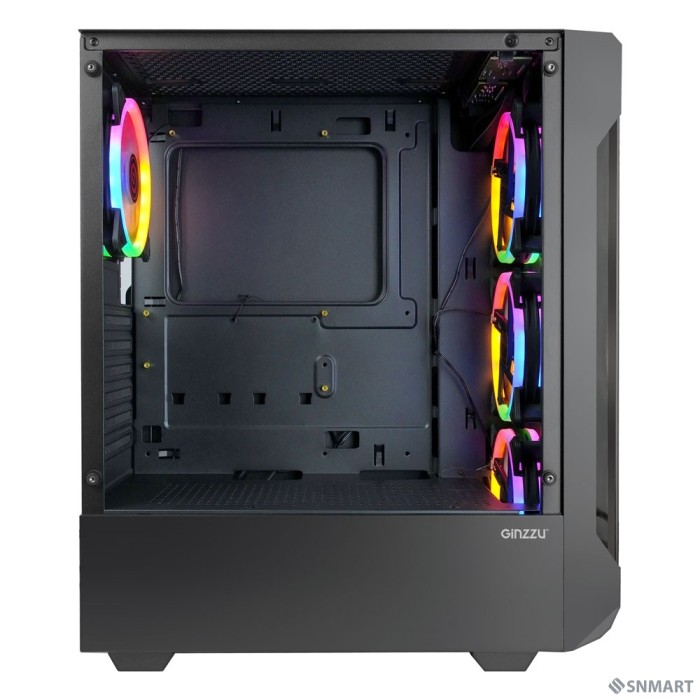 Ginzzu CL320 FAN 12CM FRGB*4