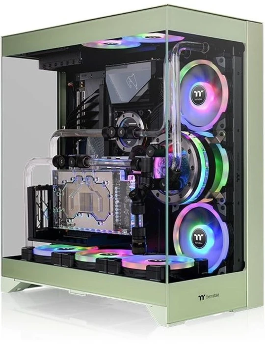 Компьютерный корпус Thermaltake CTE E550 Matcha зеленый без БП ATX