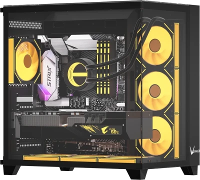 Компьютерный корпус Formula Crystal Z9 черный без БП ATX