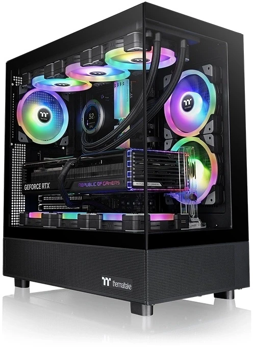 Компьютерный корпус Thermaltake View 270 TG ARGB черный без БП ATX