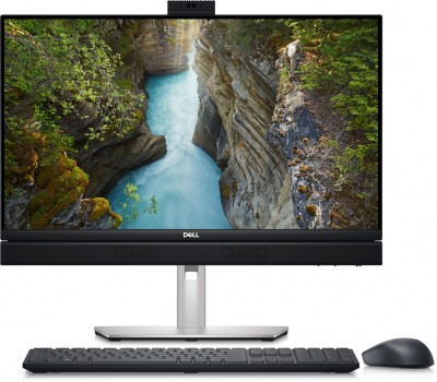 Моноблок Dell Optiplex 7410 Plus 23.8&quot; Full HD i5 13500 (1.8ГГц) 16ГБ SSD 512ГБ UHDG 770 CR Windows 11 Professional БП 240W (клавиатура, мышь, камера) серебристый (7410P-5651)