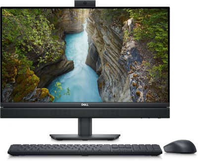 Моноблок Dell Optiplex 7410 23.8&quot; Full HD i7 13700 (1.5ГГц) 16ГБ SSD 512ГБ UHDG 770 CR Windows 11 Professional БП 160W (клавиатура, мышь, камера) черный (7410-7651)