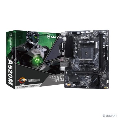 MAXSUN MS-Challenger A520M (Socket AM4, mATX, 2*DDR4, VGA/HDMI, 4*SATA3, 1*M.2, 1*PCIEx16/1*PCIEx1, 4*USB2.0, 2*USB 3.2 Gen1 , LAN 1*1G, RTL)