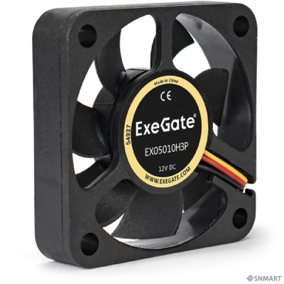 Exegate EX253943RUS Вентилятор ExeGate Mirage-H 50x50x10 гидродинамический подшипник, 4500 RPM, 22dB, 3pin