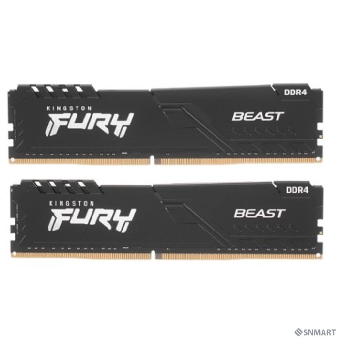 Kingston DDR4 DIMM 32GB Kit 2x16Gb KF432C16BBK2/32 PC4-25600, 3200MHz, CL16