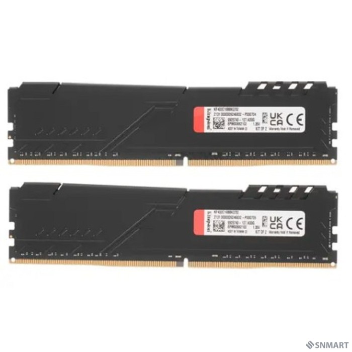 Kingston DDR4 DIMM 32GB Kit 2x16Gb KF432C16BBK2/32 PC4-25600, 3200MHz, CL16