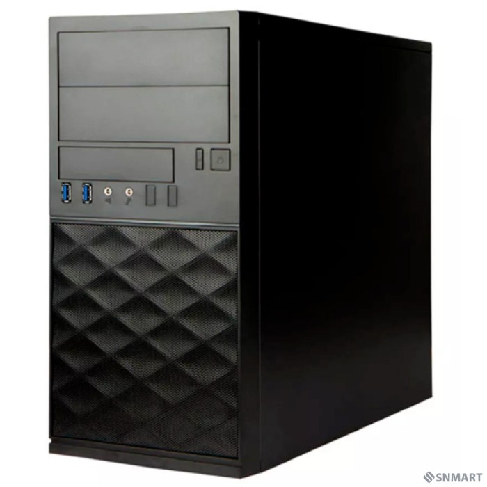 MiniTower INWIN EFS052BL  PM-600ATX   U3*2 +A(HD)+ front fan holder+ Screwless [6195504]