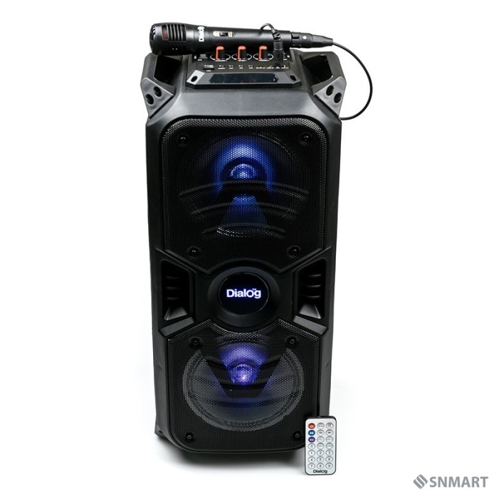 Dialog Oscar AO-11 - акустическая колонка 1.0, 26W RMS, Караоке c микрофоном, BT+FM+USB+SD+LED