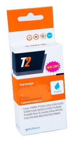 Картридж струйный T2 CLI-426C IC-CCLI-426C CLI-426C голубой для Canon Pixma iP4840/MG5140/MG6140/MG8140