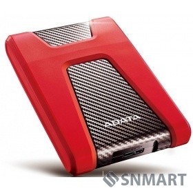 A-Data Portable HDD 2Tb HD650 AHD650-2TU31-CRD [USB 3.1, 2.5", Red]